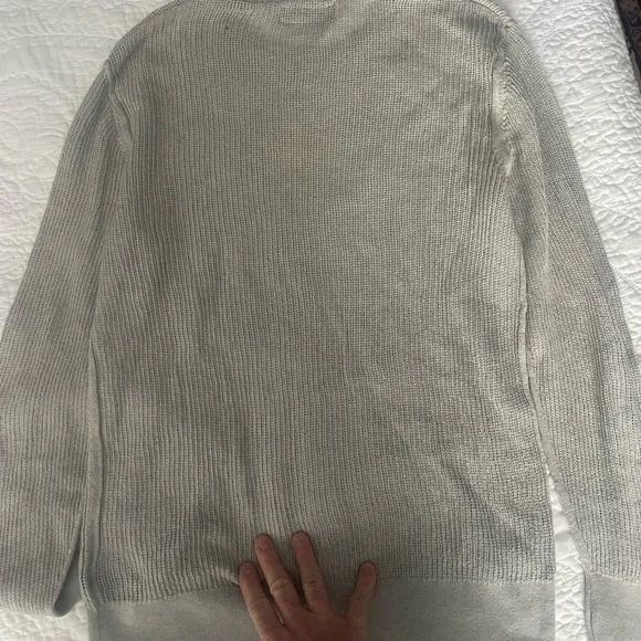 All Saints Light Gray Crewneck Sweater - Picture 3 of 7